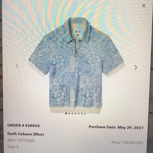 NWT Tombolo Earth Cabana (Blue)